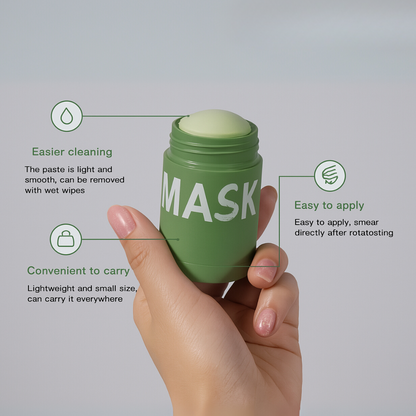 Lovessabeauty Green Tea Deep Cleanse Mask Stick – Pore Refining & Oil Control Clay Mask