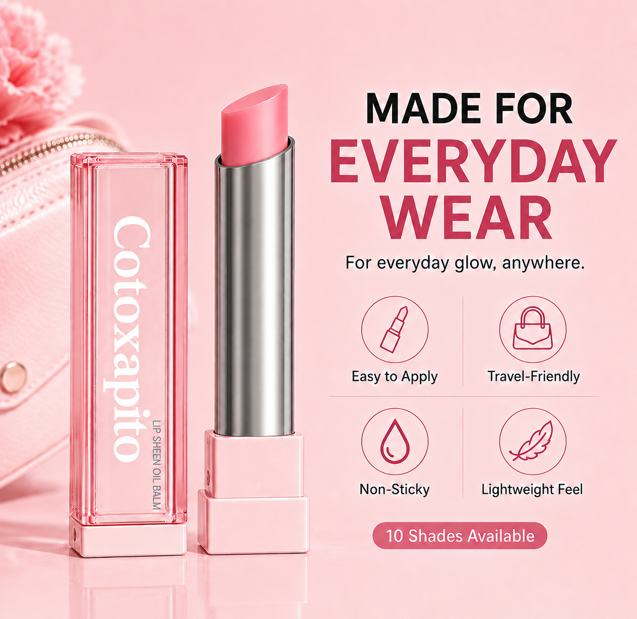 🔥Last Day Buy 1 Get 1 Free|Cotoxapito GLOW VEIL LIP SHEEN OIL BALM
