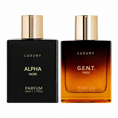 Men's Fragrance Set – 2-Piece Woody & Amber Cologne Duo