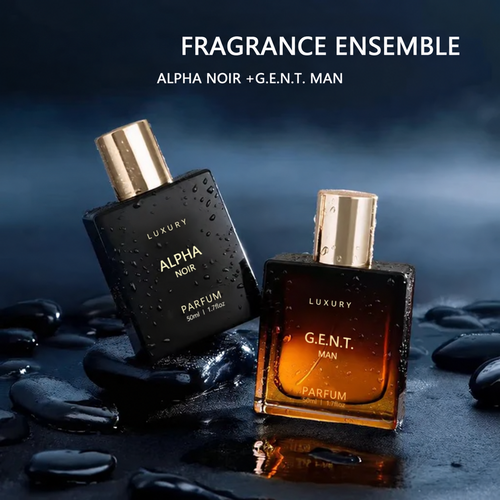 Men's Fragrance Set – 2-Piece Woody & Amber Cologne Duo