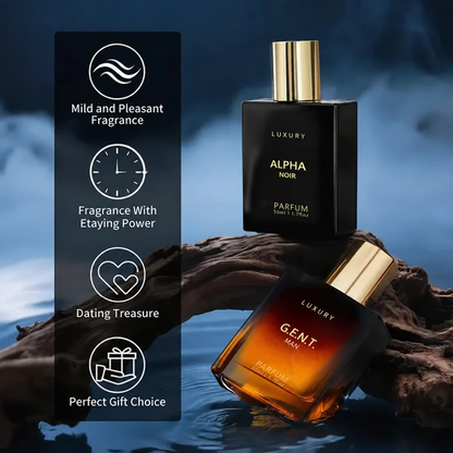 Men's Fragrance Set – 2-Piece Woody & Amber Cologne Duo