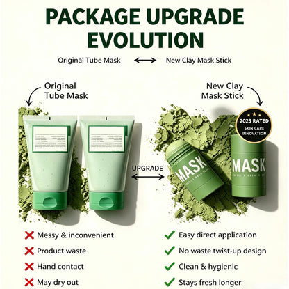 Lovessabeauty Green Tea Deep Cleanse Mask Stick – Pore Refining & Oil Control Clay Mask
