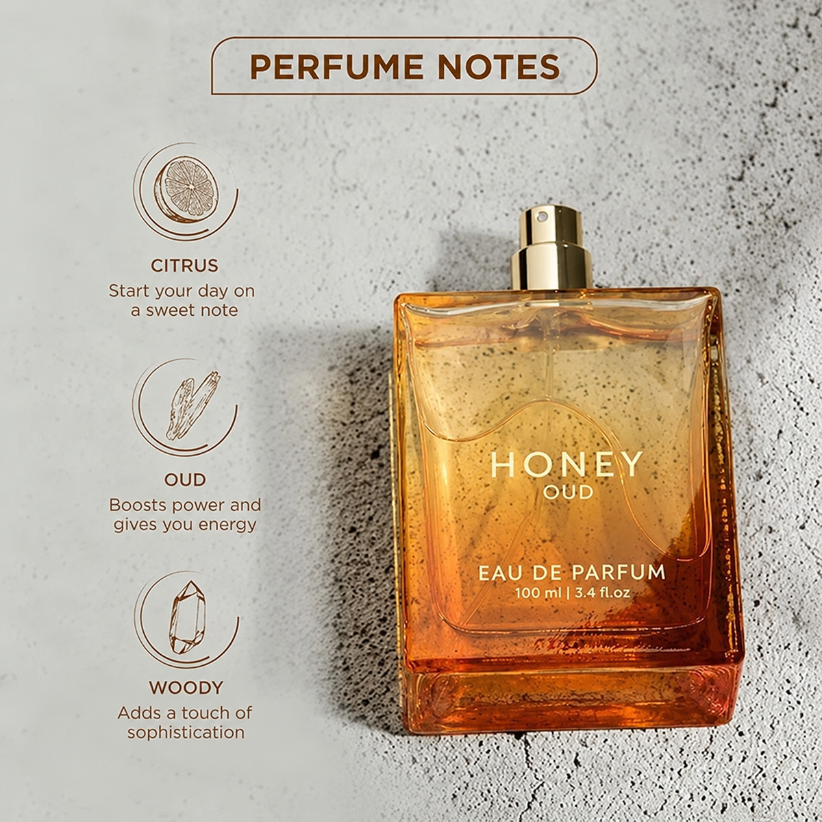Honey Oud Perfume — The fragrance lasts all day.