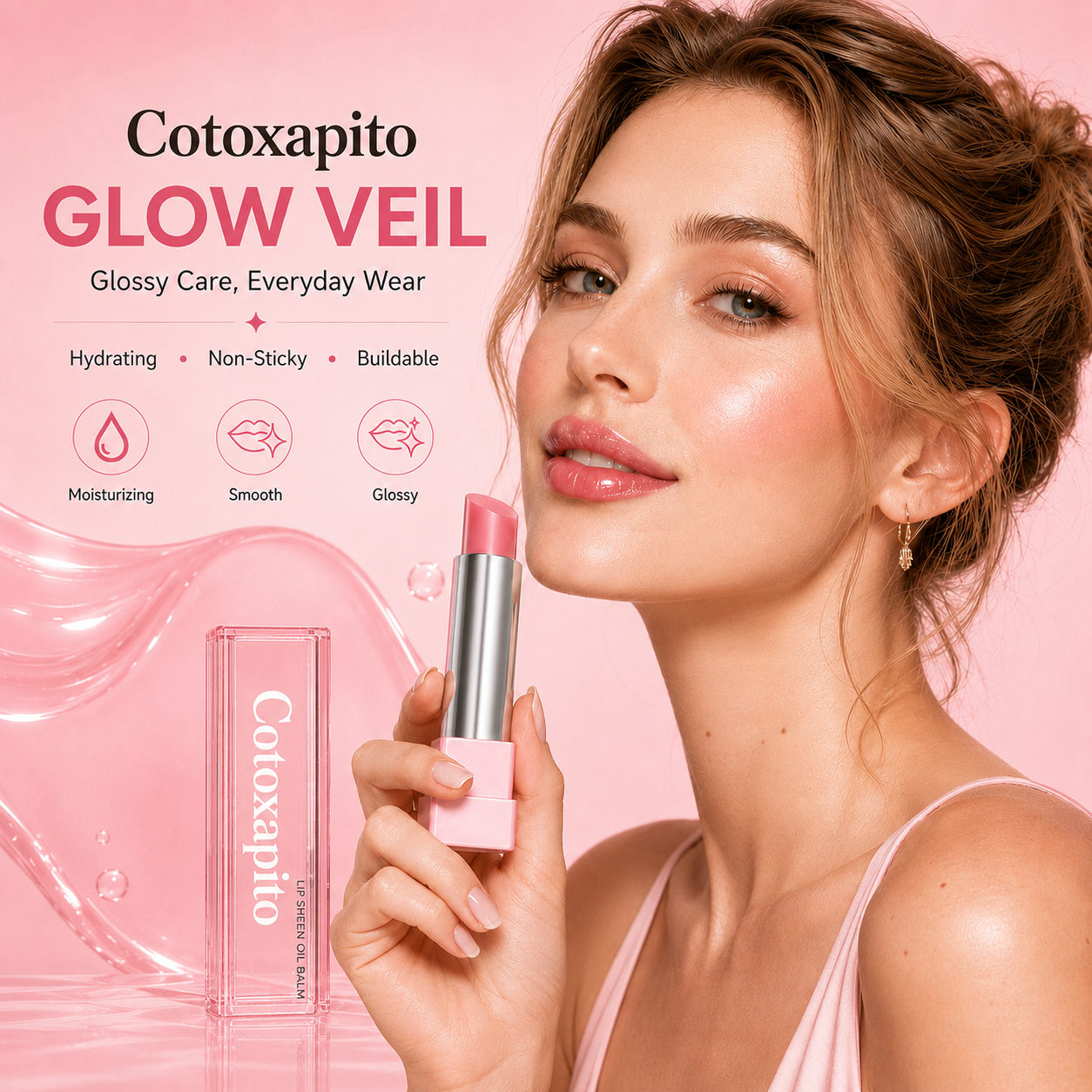 🔥Last Day Buy 1 Get 1 Free|Cotoxapito GLOW VEIL LIP SHEEN OIL BALM