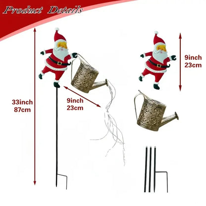 🎄 Holiday Special Deal! Solar Santa Kettle Lights